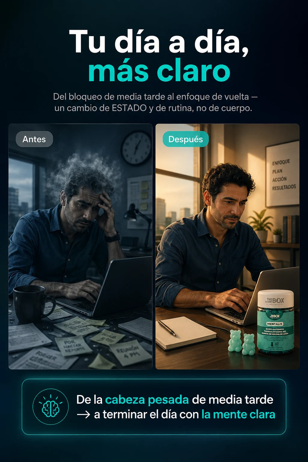 Tu dia con MENTALIS: de la niebla a la claridad mental