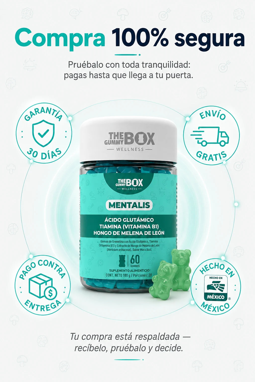 Compra segura: envio gratis, pago contra entrega y garantia