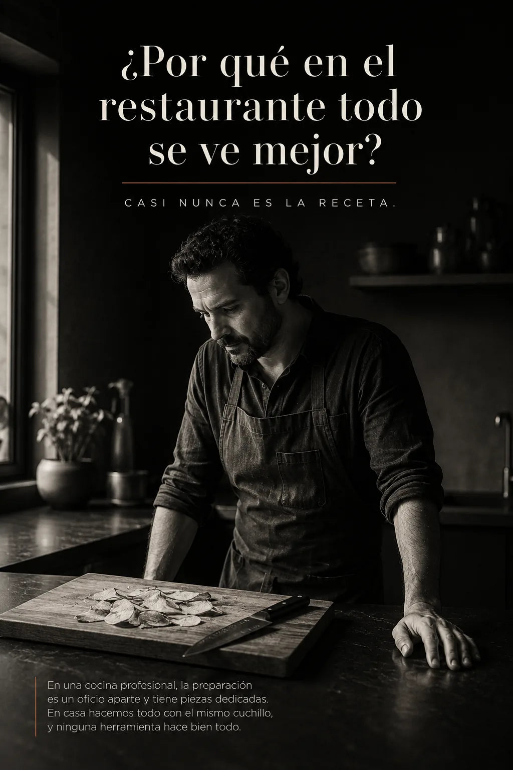 Por que en el restaurante todo se ve mejor: casi nunca es la receta