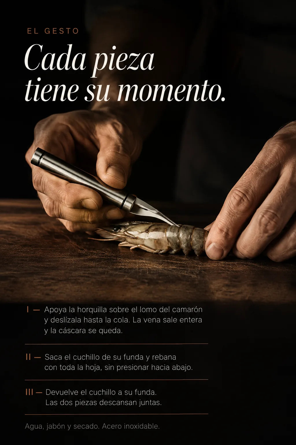 Como se usan: desvenar, cortar y guardar