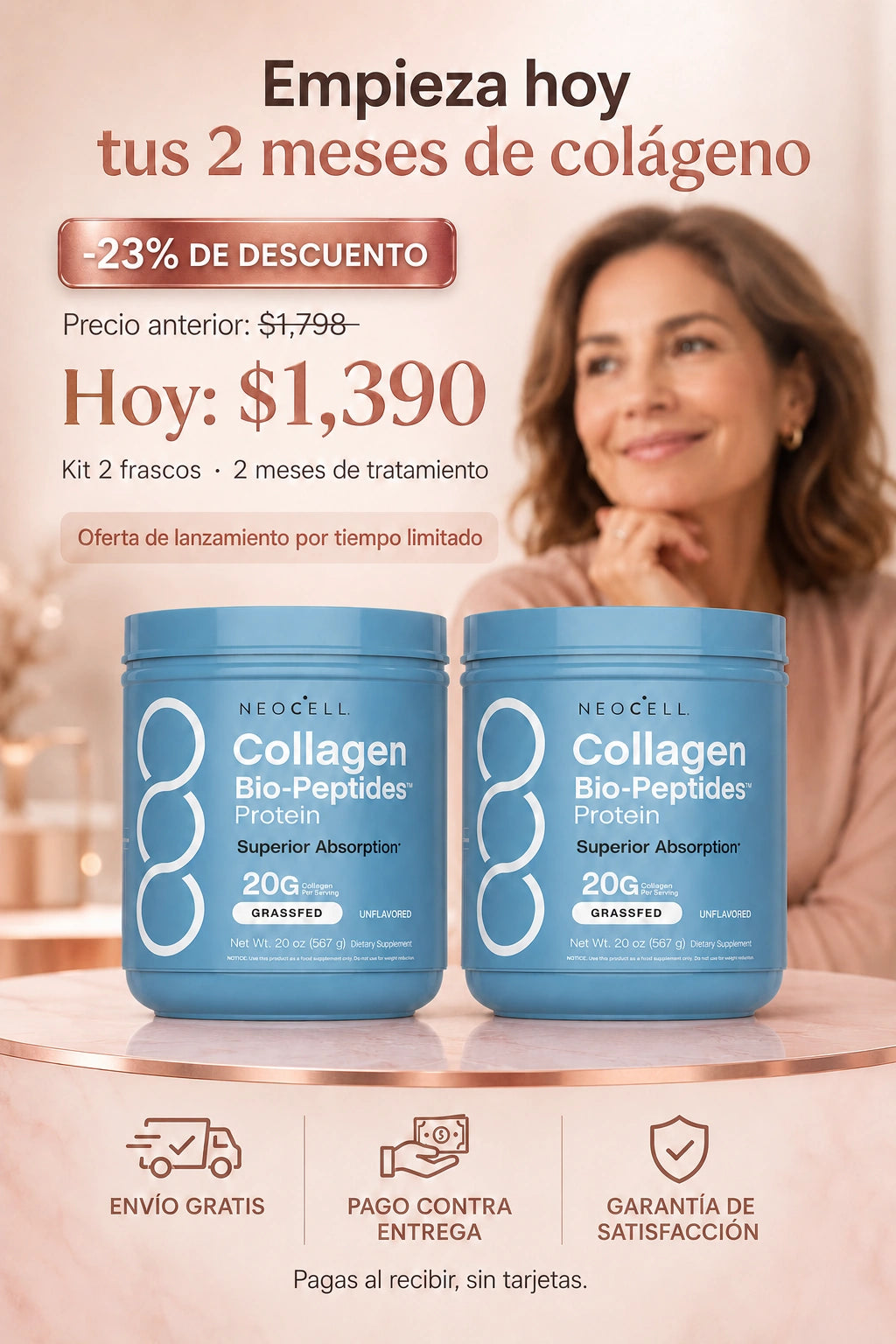 Kit 2 meses de colágeno $1,390
